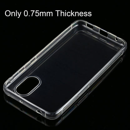 สำหรับ Samsung Galaxy Xcover 5 0.75 มม.บางเฉียบโปร่งใสเคส TPU Soft, For Samsung Galaxy Xcover 5