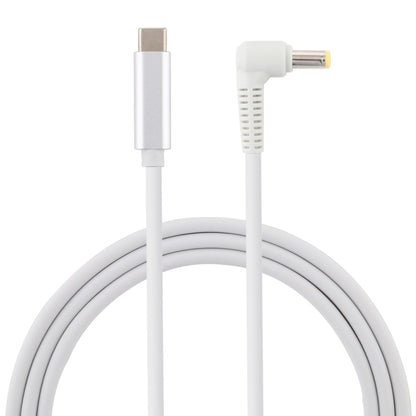 USB-C / Type-C ถึง 5.5 x 2.5 มม. สายชาร์จแล็ปท็อป, ความยาวสายเคเบิล: ประมาณ 1.5 ม., Type-C to 5.5 x 2.5mm(Elbow)