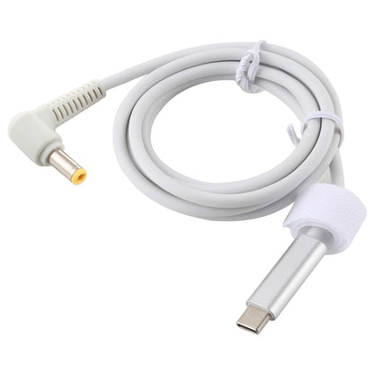 USB-C / Type-C ถึง 5.5 x 2.5 มม. สายชาร์จแล็ปท็อป, ความยาวสายเคเบิล: ประมาณ 1.5 ม., Type-C to 5.5 x 2.5mm(Elbow)