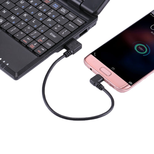 สายชาร์จข้องอ USB ถึง Micro USB ขนาด 24 ซม