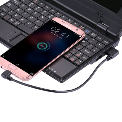 สายชาร์จข้องอ USB ถึง Micro USB ขนาด 24 ซม