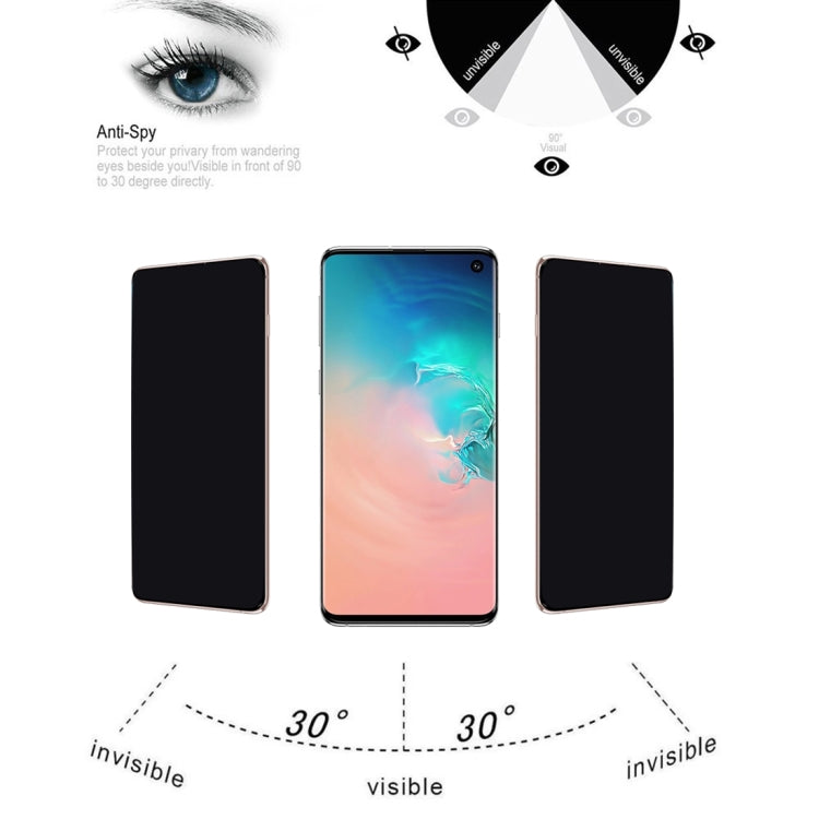 ฟิล์มกระจกนิรภัยแบบเต็มหน้าจอโค้ง 9H 3D ป้องกันแสงสะท้อนสำหรับ Galaxy S10, For Galaxy S10 (3D Curved)