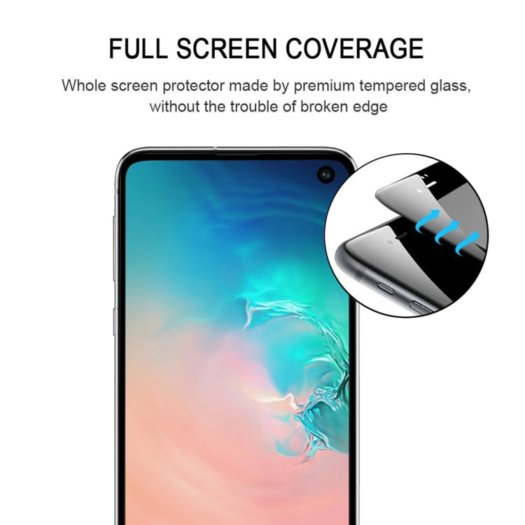 ฟิล์มกระจกนิรภัยคริสตัลหน้าจอโค้งระดับพรีเมียม 9H 2.5D สำหรับ Galaxy S10 E, For Galaxy S10 E