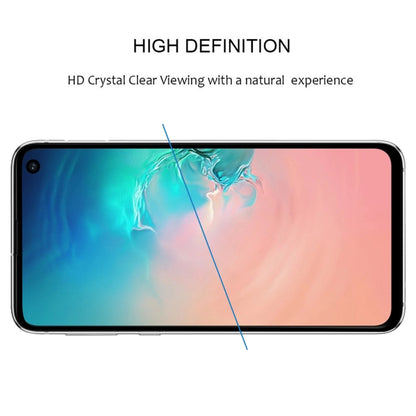 ฟิล์มกระจกนิรภัยคริสตัลหน้าจอโค้งระดับพรีเมียม 9H 2.5D สำหรับ Galaxy S10 E, For Galaxy S10 E