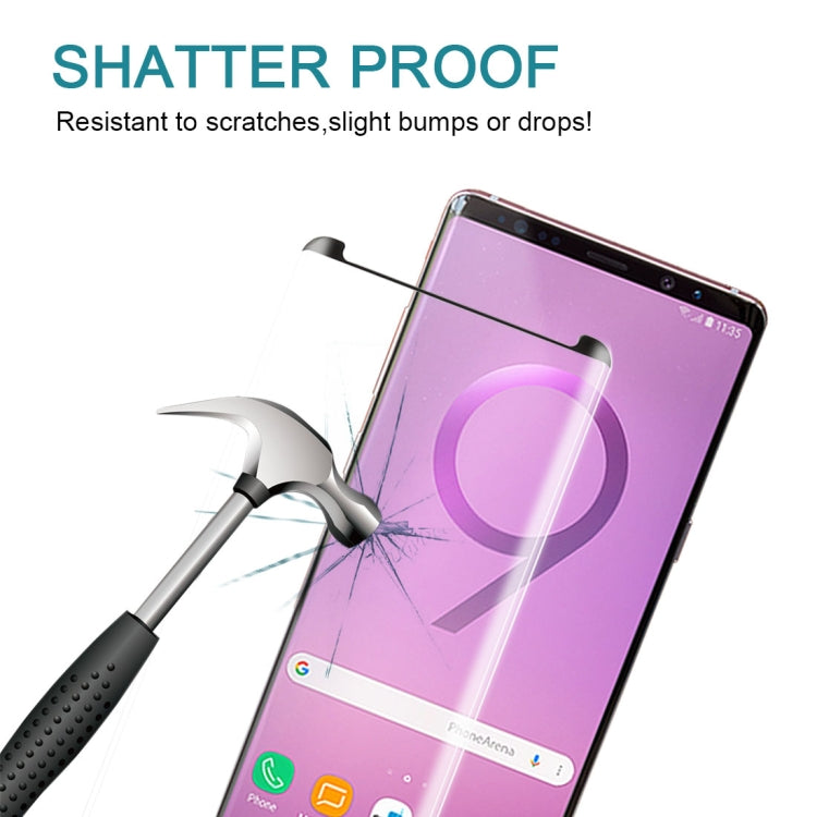 ฟิล์มกระจกนิรภัยแบบกาวขอบเคสสำหรับ Galaxy Note 9, For Galaxy Note 9（1 PC）