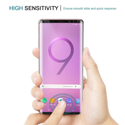 ฟิล์มกระจกนิรภัยแบบกาวขอบเคสสำหรับ Galaxy Note 9, For Galaxy Note 9（1 PC）