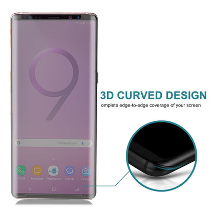Privacy Anti-glare 0.3mm 9H 3D Curved Edge Tempered Glass Film สำหรับ Galaxy Note 9, For Galaxy Note 9