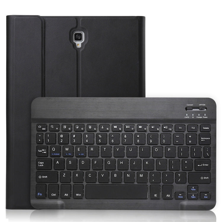A590 บางเฉียบที่ถอดออกได้แม่เหล็กบลูทูธคีย์บอร์ดหนังกรณีแท็บเล็ตสำหรับ Galaxy Tab A 10.5 T590 / T595 พร้อมตัวยึด