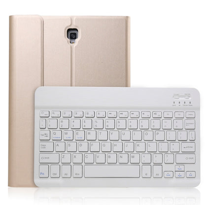 A590 บางเฉียบที่ถอดออกได้แม่เหล็กบลูทูธคีย์บอร์ดหนังกรณีแท็บเล็ตสำหรับ Galaxy Tab A 10.5 T590 / T595 พร้อมตัวยึด