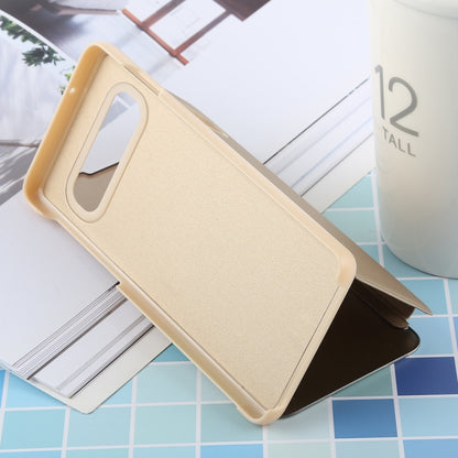 ซองหนังพลิกแนวนอน PU Electroplating Mirror สำหรับ Galaxy S10 พร้อมตัวยึด, For Galaxy S10