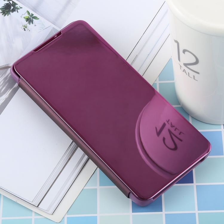 ซองหนังพลิกแนวนอน PU Electroplating Mirror สำหรับ Galaxy S10 พร้อมตัวยึด, For Galaxy S10