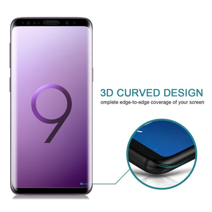 25 ชิ้น 9H 3D ฟิล์มกระจกนิรภัยแบบเต็มหน้าจอสำหรับ Galaxy S9 Plus, For Galaxy S9 Plus(0.26mm)