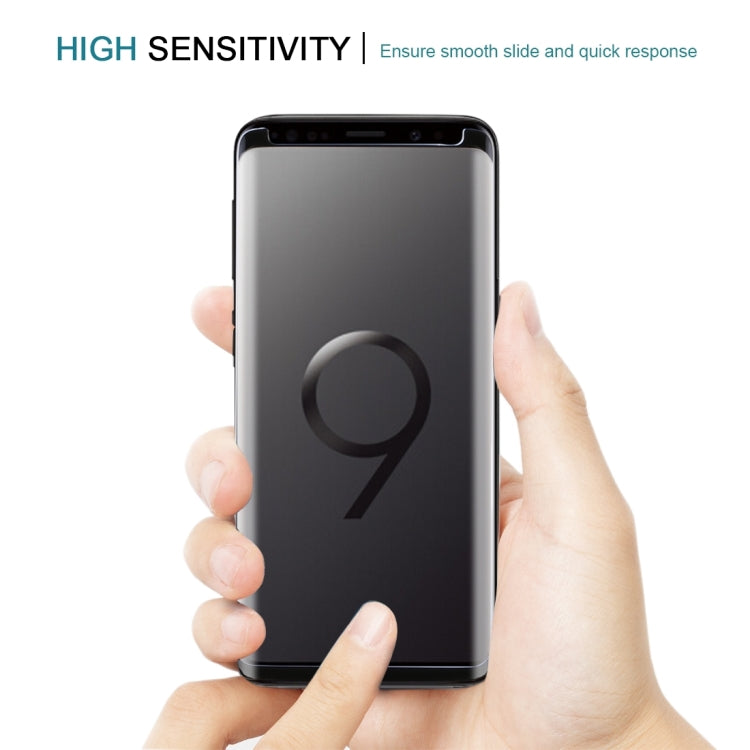 25 ชิ้นสำหรับ Galaxy S9 9H ความแข็งพื้นผิว 3D ขอบโค้งป้องกันรอยขีดข่วนไม่เต็มหน้าจอ HD กระจกนิรภัยป้องกันหน้าจอ, For Galaxy S9, Non-full (25 PCS), For Galaxy S9