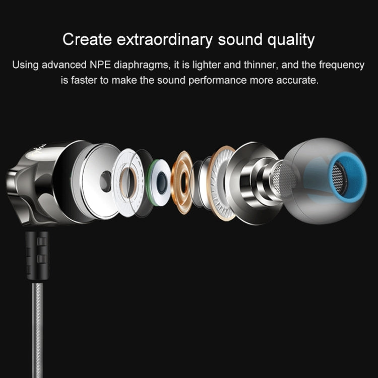QKZ DM7 หูฟังเพลงแนวสปอร์ตแบบอินเอียร์คุณภาพสูง เวอร์ชันพื้นฐาน