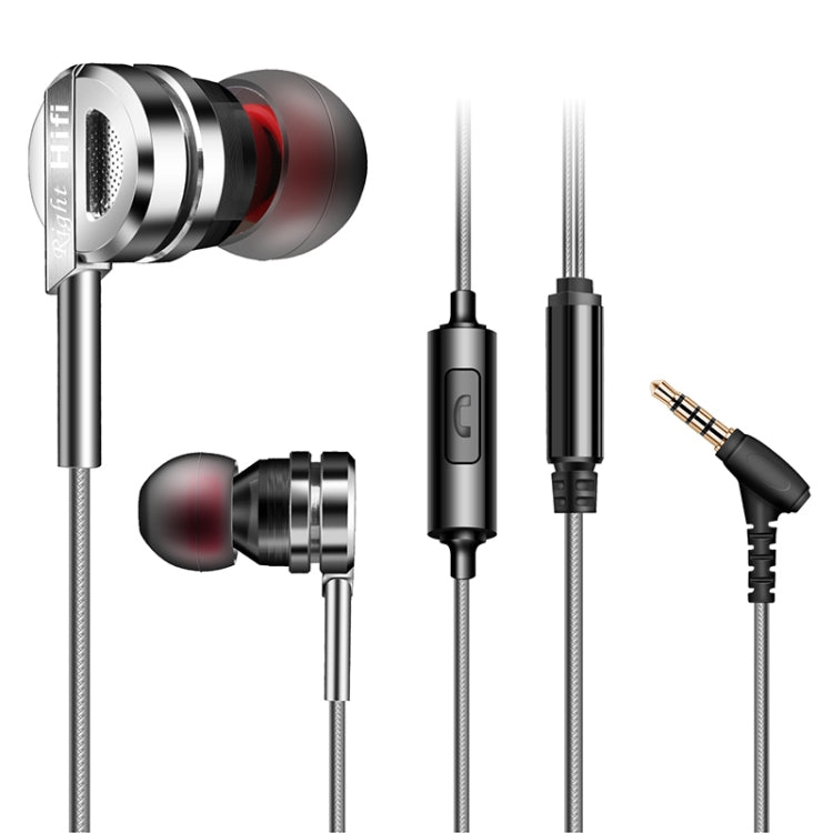 QKZ DM9 หูฟังเพลงกีฬาแบบอินเอียร์โลหะคุณภาพสูงรุ่นไมโครโฟน