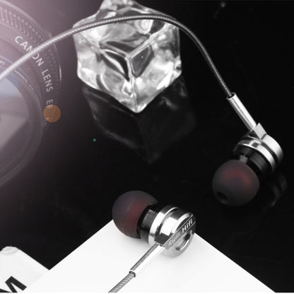 QKZ DM9 หูฟังเพลงกีฬาแบบอินเอียร์โลหะคุณภาพสูงรุ่นไมโครโฟน