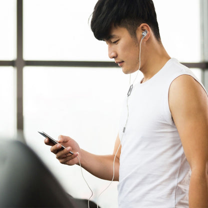 QKZ EQ1 CNC Metal Shark Fin Headphones หูฟังเพลงกีฬา, เวอร์ชันไมโครโฟน