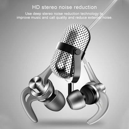 QKZ EQ1 CNC Metal Shark Fin Headphones หูฟังเพลงกีฬา, เวอร์ชันไมโครโฟน