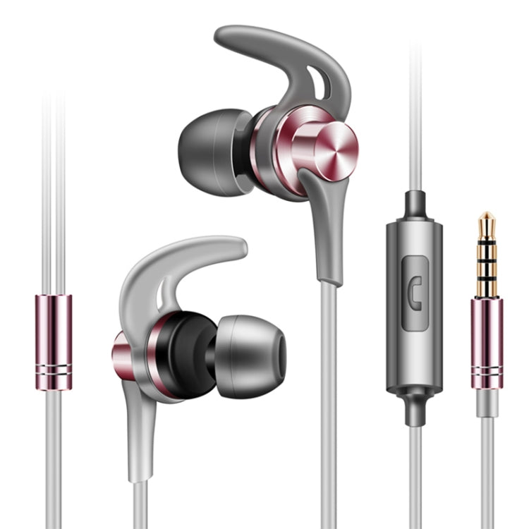 QKZ EQ1 CNC Metal Shark Fin Headphones หูฟังเพลงกีฬา, เวอร์ชันไมโครโฟน