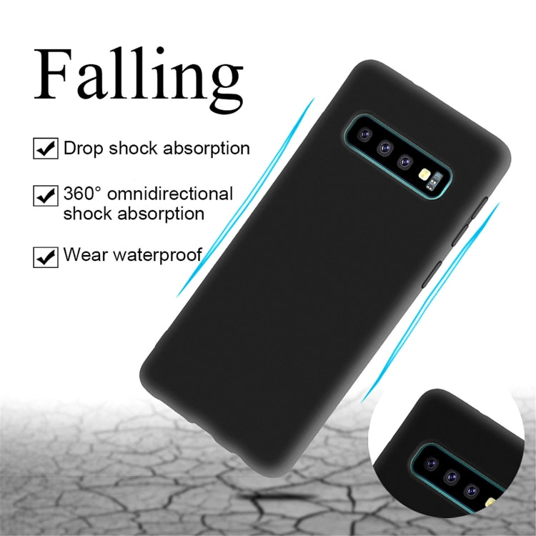 เคสป้องกัน Frosted Soft TPU สำหรับ Galaxy S10+, Galaxy S10+