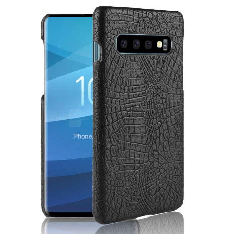 เคส PC + PU เนื้อจระเข้กันกระแทกสำหรับ Galaxy S10, For Galaxy S10