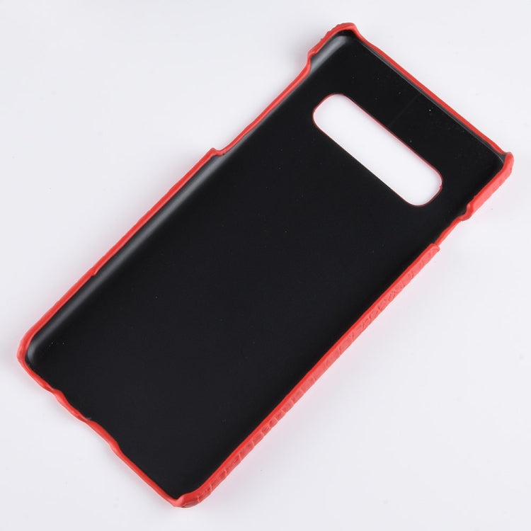 เคส PC + PU เนื้อจระเข้กันกระแทกสำหรับ Galaxy S10, For Galaxy S10