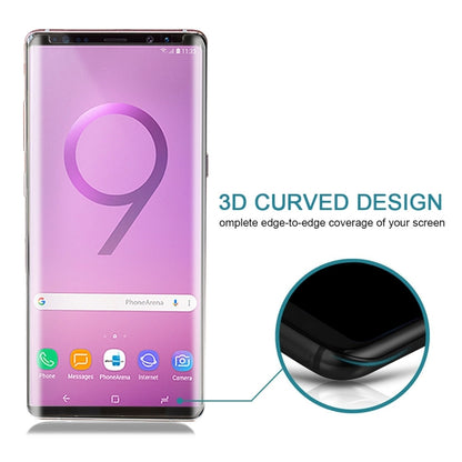 25 PCS Case Friendly Edge Glue ฟิล์มกระจกนิรภัยสำหรับ Galaxy Note 9, For Galaxy Note 9 （25 PCS）