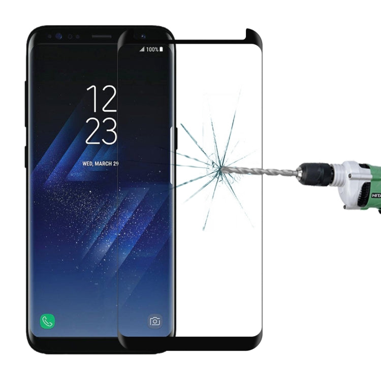 สำหรับ Galaxy S8 + / G955 0.26mm 9H ความแข็งพื้นผิว 3D ป้องกันการระเบิดแบบเต็มหน้าจอโค้งกรณีที่เป็นมิตรฟิล์มกระจกนิรภัย, For Galaxy S8+ / G955, For Galaxy S8+ / G955 Black Frame, For S8+ / G955, Galaxy S8+