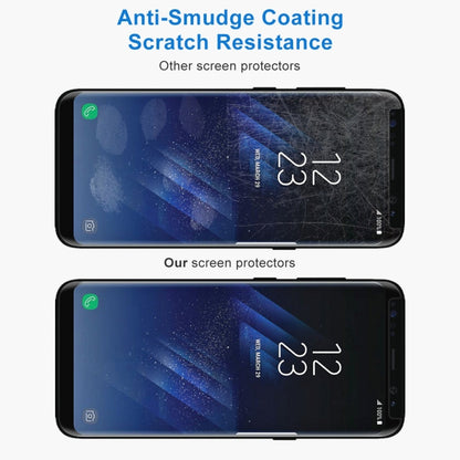 สำหรับ Galaxy S8 + / G955 0.26mm 9H ความแข็งพื้นผิว 3D ป้องกันการระเบิดแบบเต็มหน้าจอโค้งกรณีที่เป็นมิตรฟิล์มกระจกนิรภัย, For Galaxy S8+ / G955, For Galaxy S8+ / G955 Black Frame, For S8+ / G955, Galaxy S8+