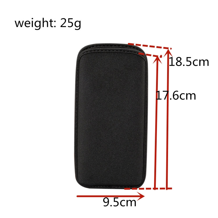 กระเป๋าโทรศัพท์มือถือ Neoprene สากลสำหรับ Galaxy S20 Ultra / Note 10+ / Note10 / A70 / A80 และสมาร์ทโฟน 6.7-6.9 นิ้วอื่น ๆ