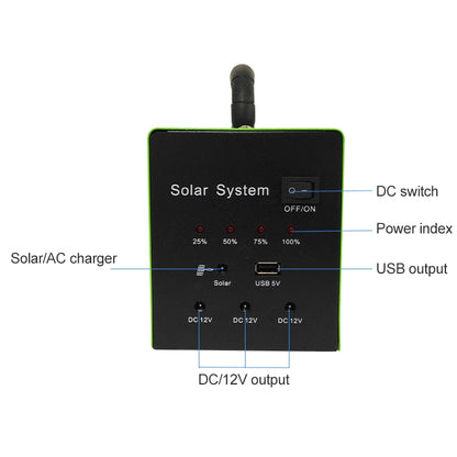 SG20W-AC100 20W ระบบผลิตพลังงานแสงอาทิตย์พลังงานสูงในครัวเรือน, 20W