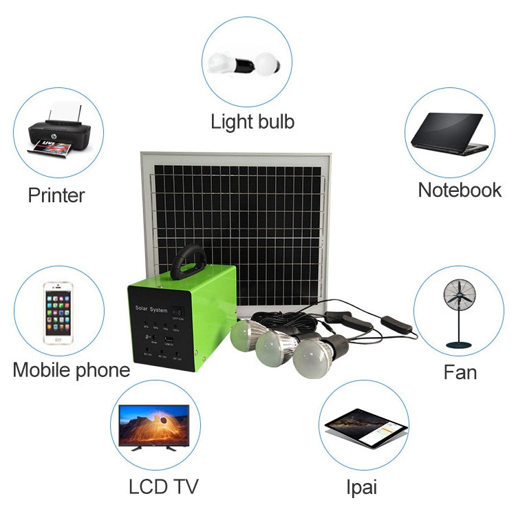 SG20W-AC100 20W ระบบผลิตพลังงานแสงอาทิตย์พลังงานสูงในครัวเรือน, 20W