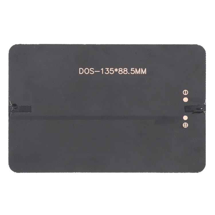 5.5V 1.5W 290mAh DIY Sun Power Battery แผงเซลล์แสงอาทิตย์โมดูลเซลล์ ขนาด: 135 x 88.5 มม., 5.5V 1.5W 290mAh 135 x 88.5mm