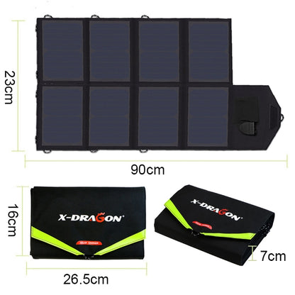 ALLPOWERS เครื่องชาร์จพลังงานแสงอาทิตย์ 40W เครื่องชาร์จแบตเตอรี่พลังงานแสงอาทิตย์แบบพกพา 5V 18V
