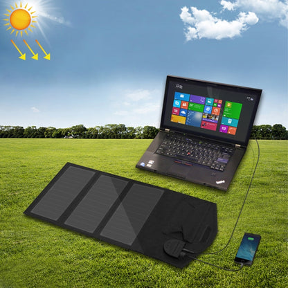 ALLPOWERS 18V 21W แผงชาร์จพลังงานแสงอาทิตย์กันน้ำพลังงานแสงอาทิตย์พับได้