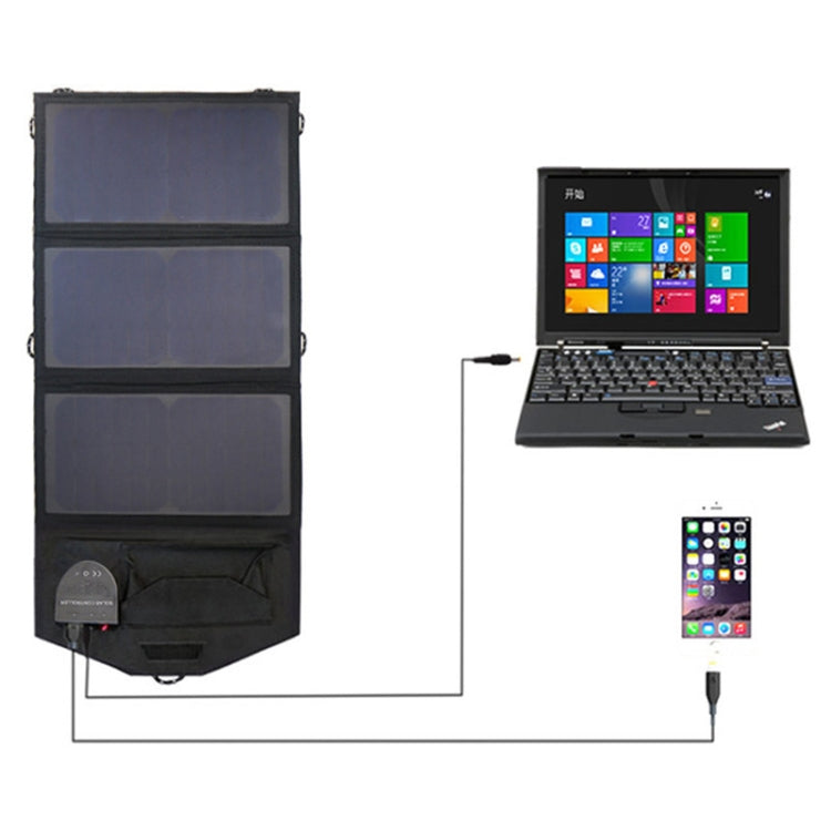 ALLPOWERS 18V 21W แผงชาร์จพลังงานแสงอาทิตย์กันน้ำพลังงานแสงอาทิตย์พับได้
