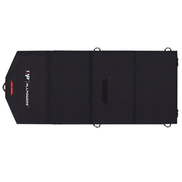 ALLPOWERS 18V 21W แผงชาร์จพลังงานแสงอาทิตย์กันน้ำพลังงานแสงอาทิตย์พับได้