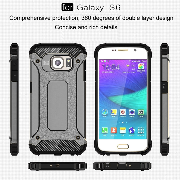 สำหรับ Galaxy S6 / G920 Tough Armor TPU + PC เคสรวม, For Galaxy S6