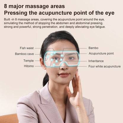 สมาร์ทประคบร้อนความดันอากาศการสั่นสะเทือนเครื่องนวดตาภาพนวด Eye Care อุปกรณ์
