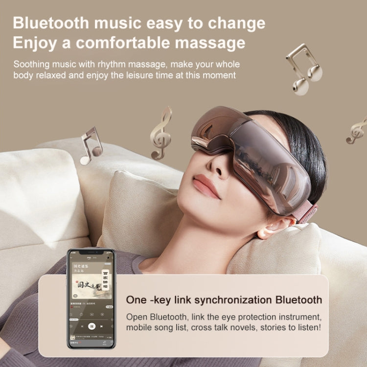 สมาร์ทประคบร้อนความดันอากาศการสั่นสะเทือนเครื่องนวดตาภาพนวด Eye Care อุปกรณ์