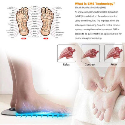 EMS Micro-current Smart Foot Pad นวดเท้ากายภาพบำบัด (รุ่นชาร์จ), Rechargeable Version