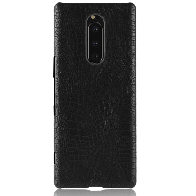 เคส PC + PU เนื้อจระเข้กันกระแทกสำหรับ Sony Xperia 1, Sony Xperia 1, For Sony Xperia 1