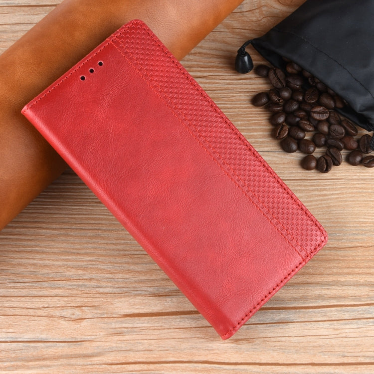 Magnetic Snap Retro Crazy Horse Texture ซองหนังพลิกแนวนอนสำหรับ Sony Xperia L3 พร้อมตัวยึดและช่องเสียบการ์ดและกรอบรูป, For Sony Xperia L3