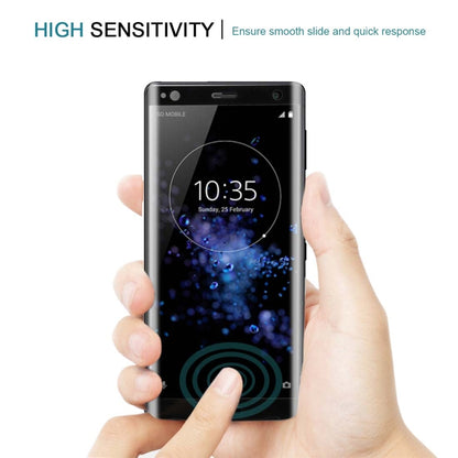 สำหรับ Sony Xperia XZ2 0.3 มม. 9H ความแข็งพื้นผิว 3D ฟิล์มกระจกนิรภัยแบบเต็มหน้าจอ, Sony Xperia XZ2