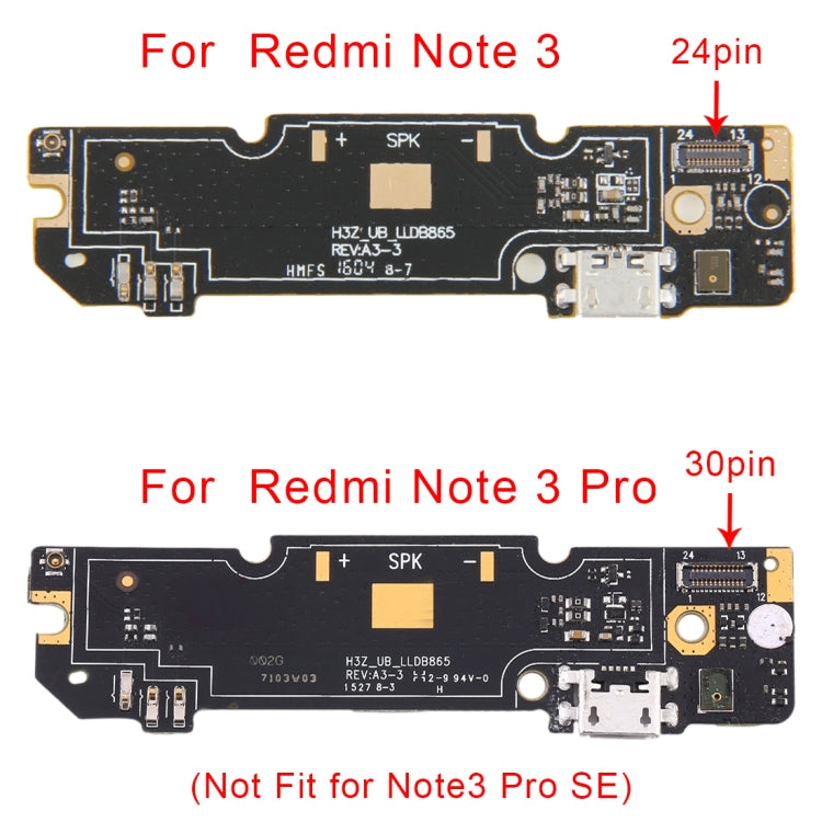 แผงปุ่มกดและสายชาร์จพอร์ต Flex สำหรับ Xiaomi Redmi Note 3 (รุ่นเครือข่ายคู่), For Xiaomi Redmi Note 3(Dual Network Version)
