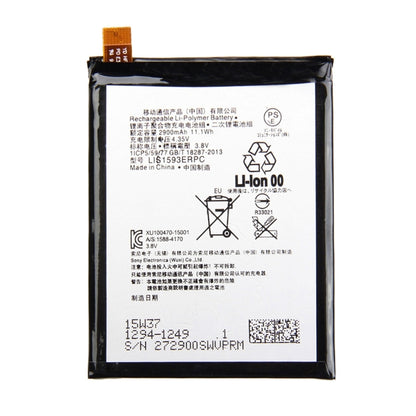สำหรับ Sony Xperia Z5 Original 2900mAh Li-Polymer Battery, For Sony Xperia Z5