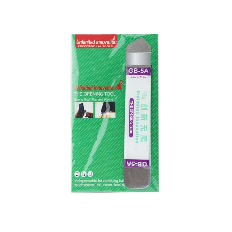 นวัตกรรมไม่จำกัด GB-5A Professional ชะแลงโลหะซ่อมเครื่องมือถอดแยกชิ้นส่วนสำหรับโทรศัพท์มือถือ/แท็บเล็ต, GB-5A