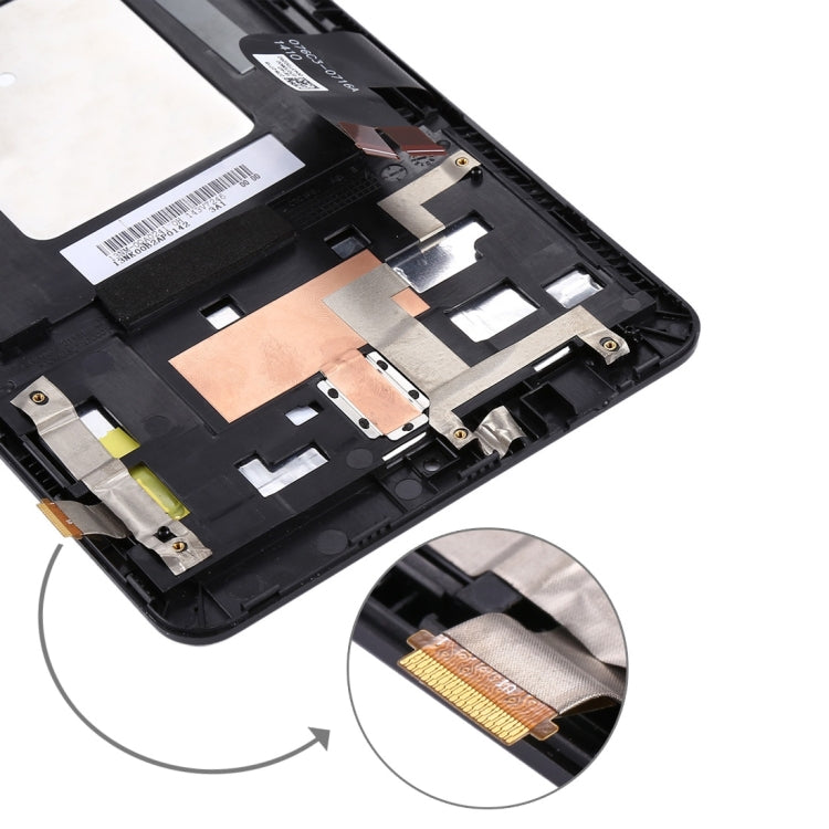 หน้าจอ LCD และชุดประกอบ Digitizer พร้อมกรอบสำหรับ Asus Memo Pad HD7 / ME173X / ME173 K00B, Memo Pad HD7 / ME173