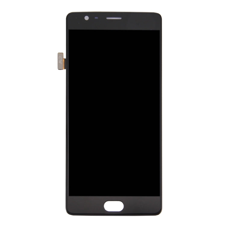 สำหรับ OnePlus 3 (รุ่น A3003) Digitizer Full Assembly หน้าจอ LCD ต้นฉบับ, For OnePlus 3 A3003 Black