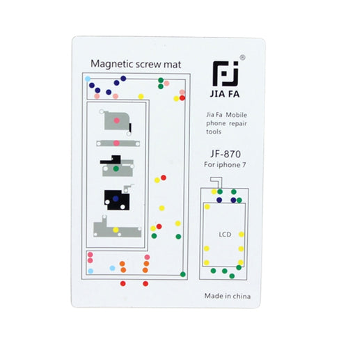 JIAFA Magnetic Screws Mat สำหรับ iPhone 7, For 7